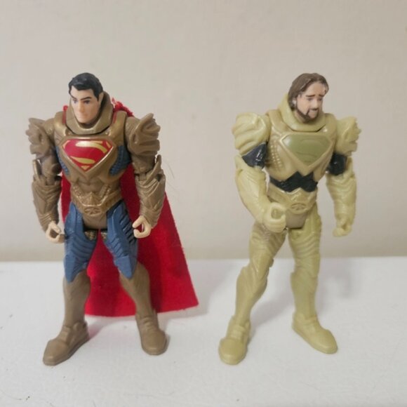 Superman Other - Mattel Man Of Steel Superman Action Figures Set Of 2